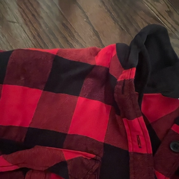H&M Tops - H&M Flannel With Hood